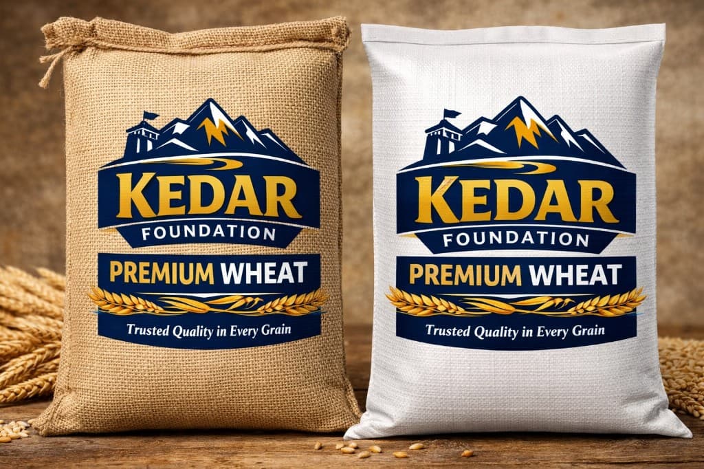 Kedar Foundation product sacks